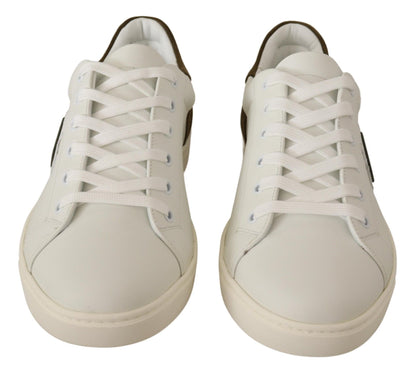 Dolce & Gabbana Chic White Leather Sneakers for Men Dolce & Gabbana