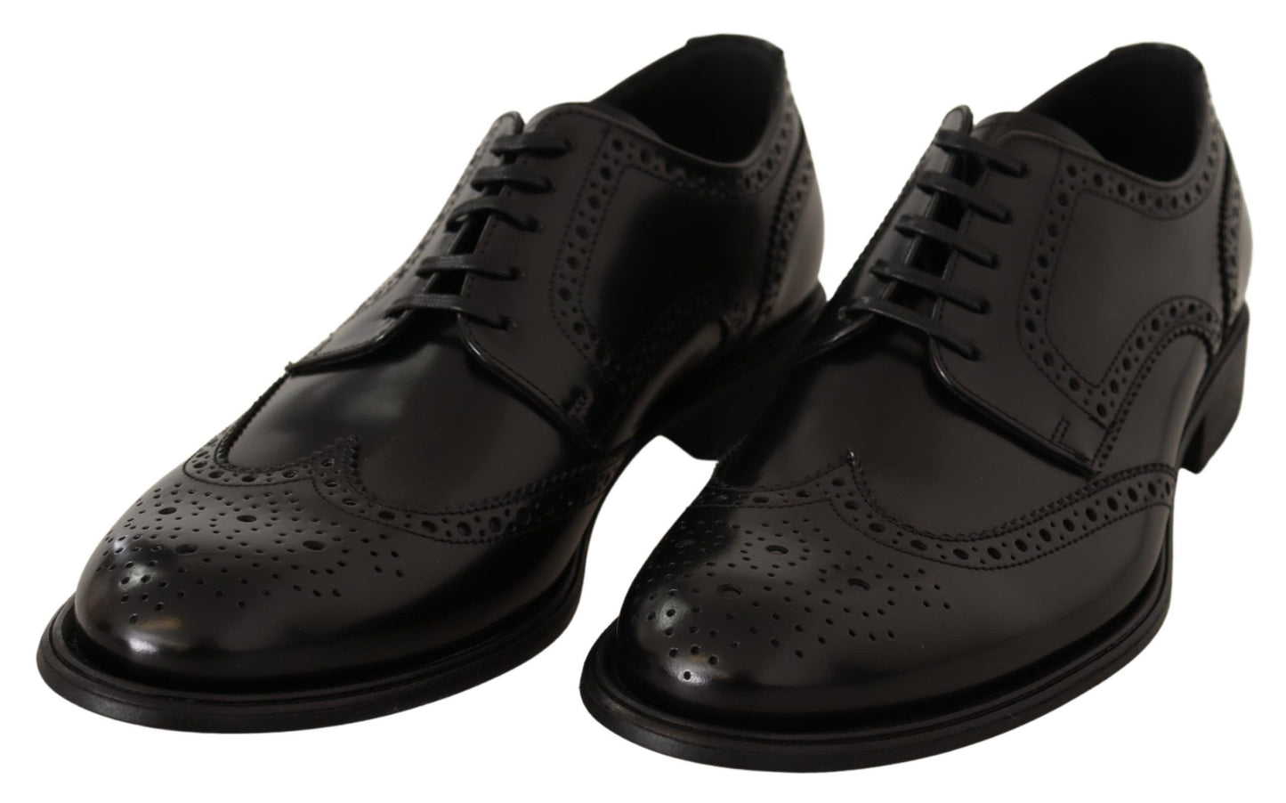 Dolce & Gabbana Elegant Wingtip Derby Oxford Shoes Dolce & Gabbana