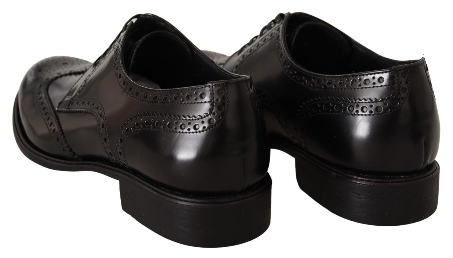 Dolce & Gabbana Elegant Wingtip Derby Oxford Shoes Dolce & Gabbana