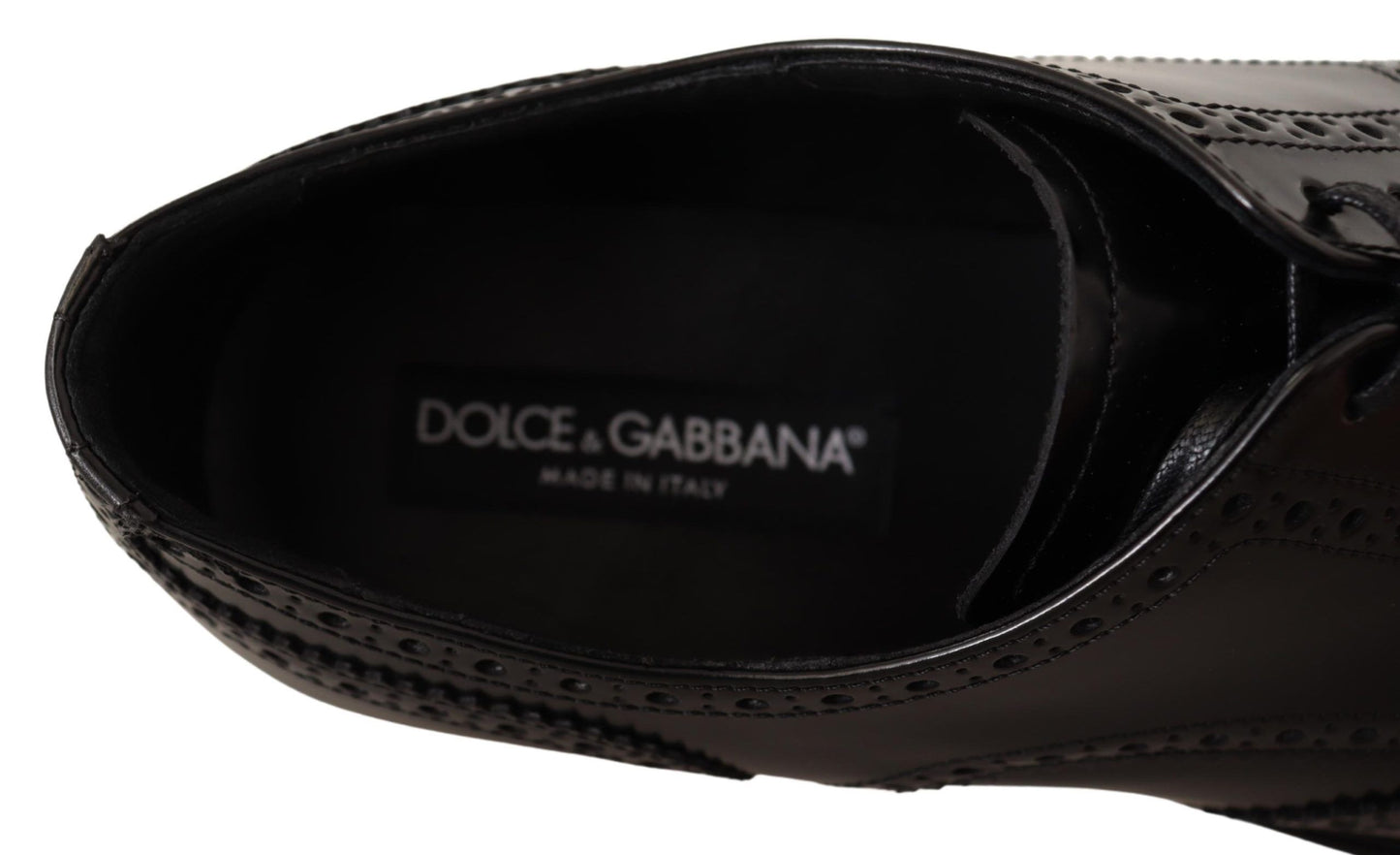 Dolce & Gabbana Elegant Wingtip Derby Oxford Shoes Dolce & Gabbana