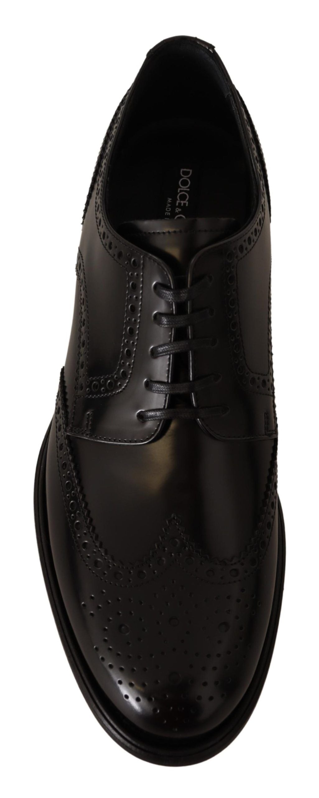 Dolce & Gabbana Elegant Wingtip Derby Oxford Shoes Dolce & Gabbana