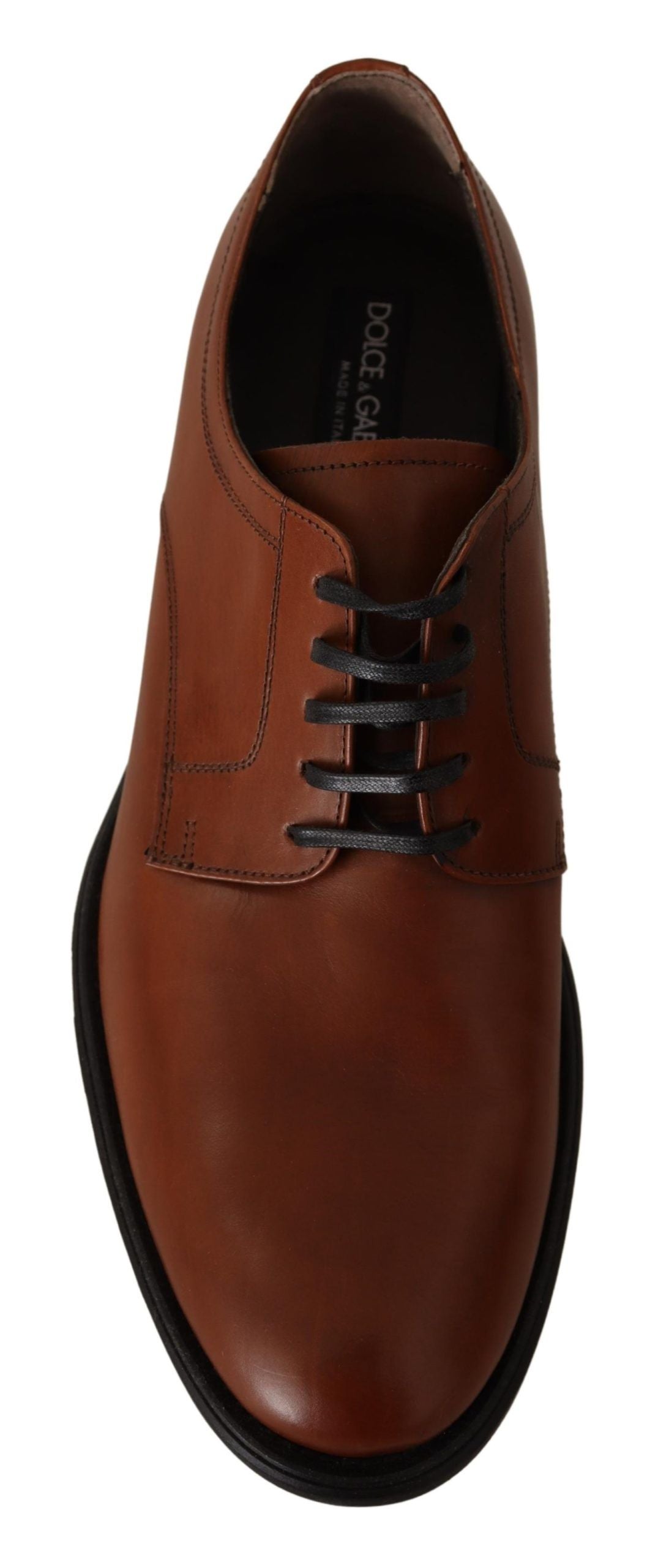 Dolce & Gabbana Elegant Brown Derby Formal Shoes Dolce & Gabbana