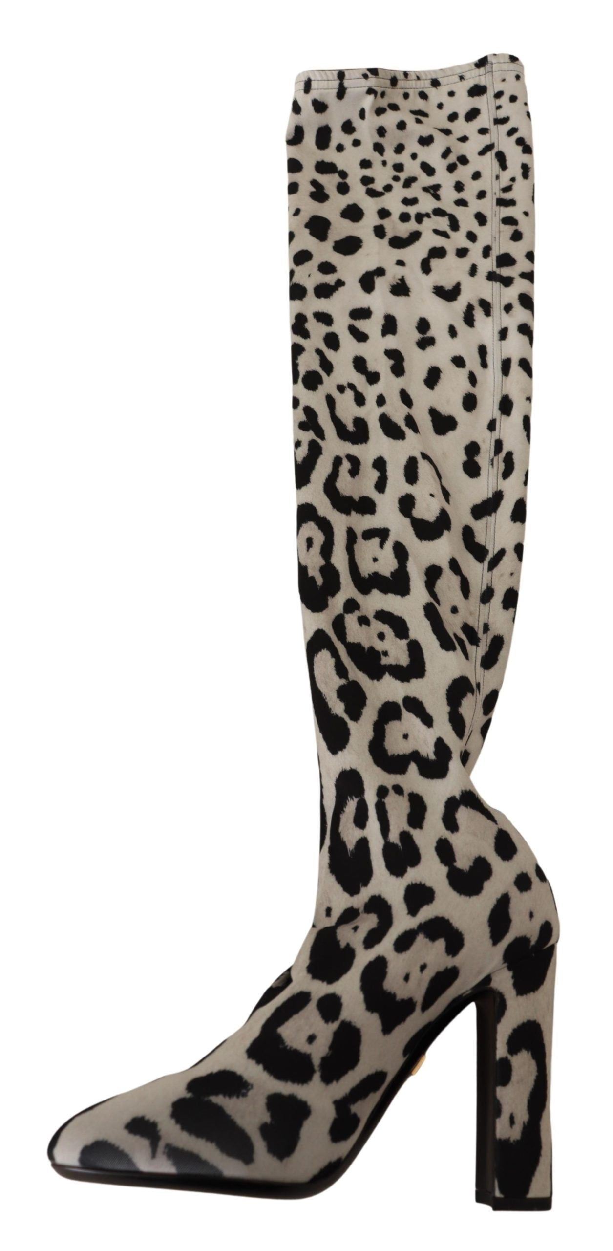 Dolce & Gabbana Chic Leopard High-Heel Over-Knee Boots Dolce & Gabbana