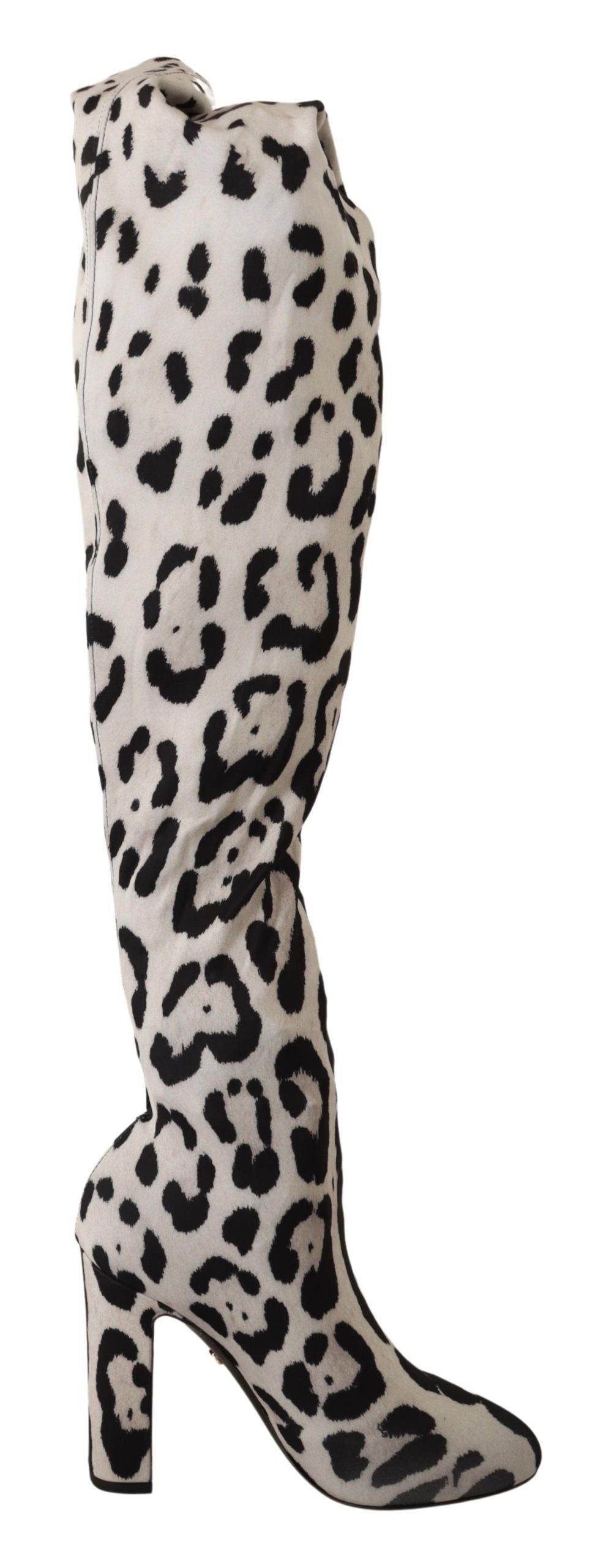 Dolce & Gabbana Chic Leopard High-Heel Over-Knee Boots Dolce & Gabbana