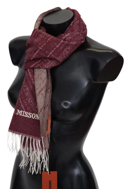 Missoni Elegant Cashmere Fringed Scarf Missoni