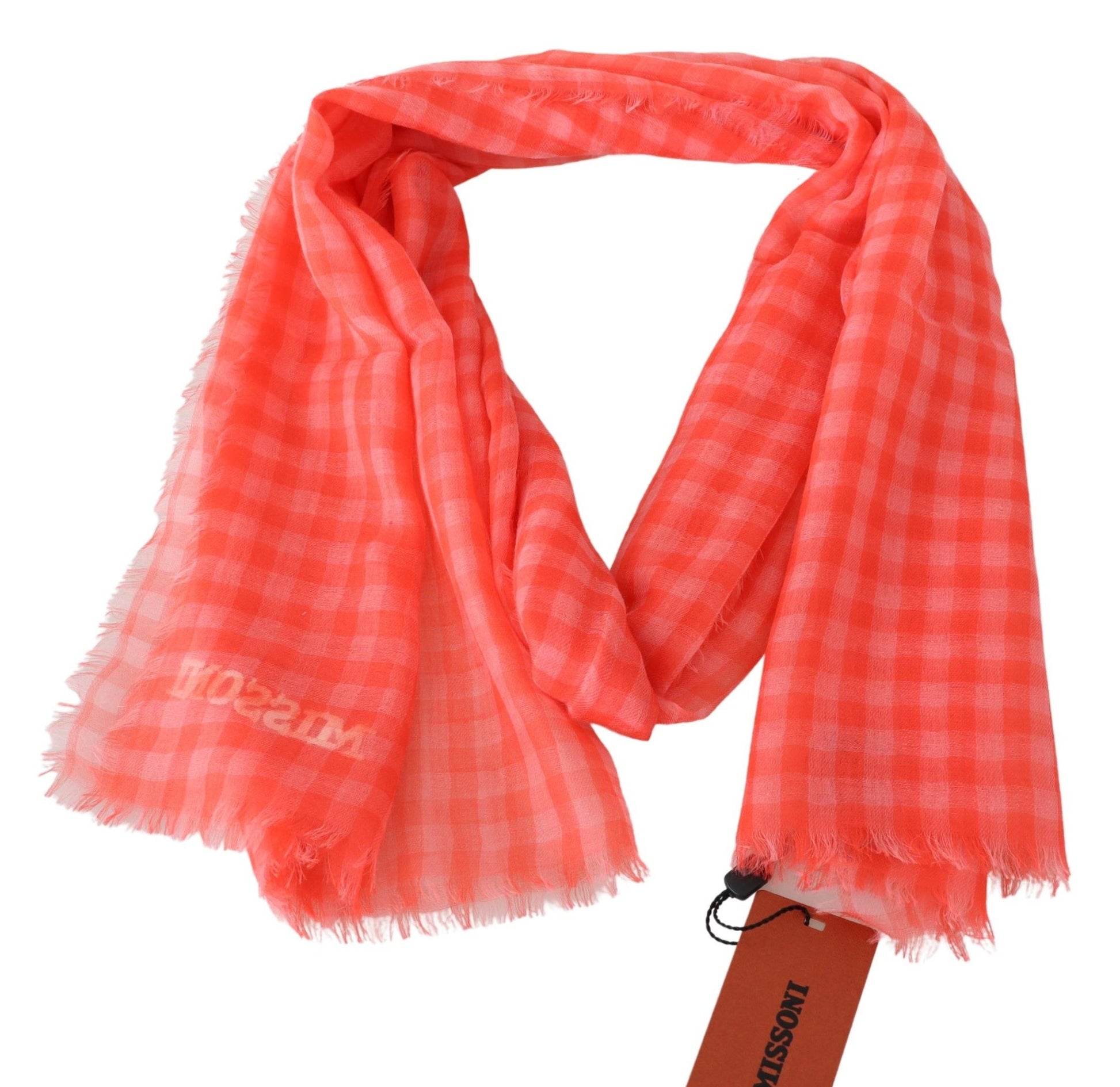 Missoni Luxurious Cashmere Checkered Scarf