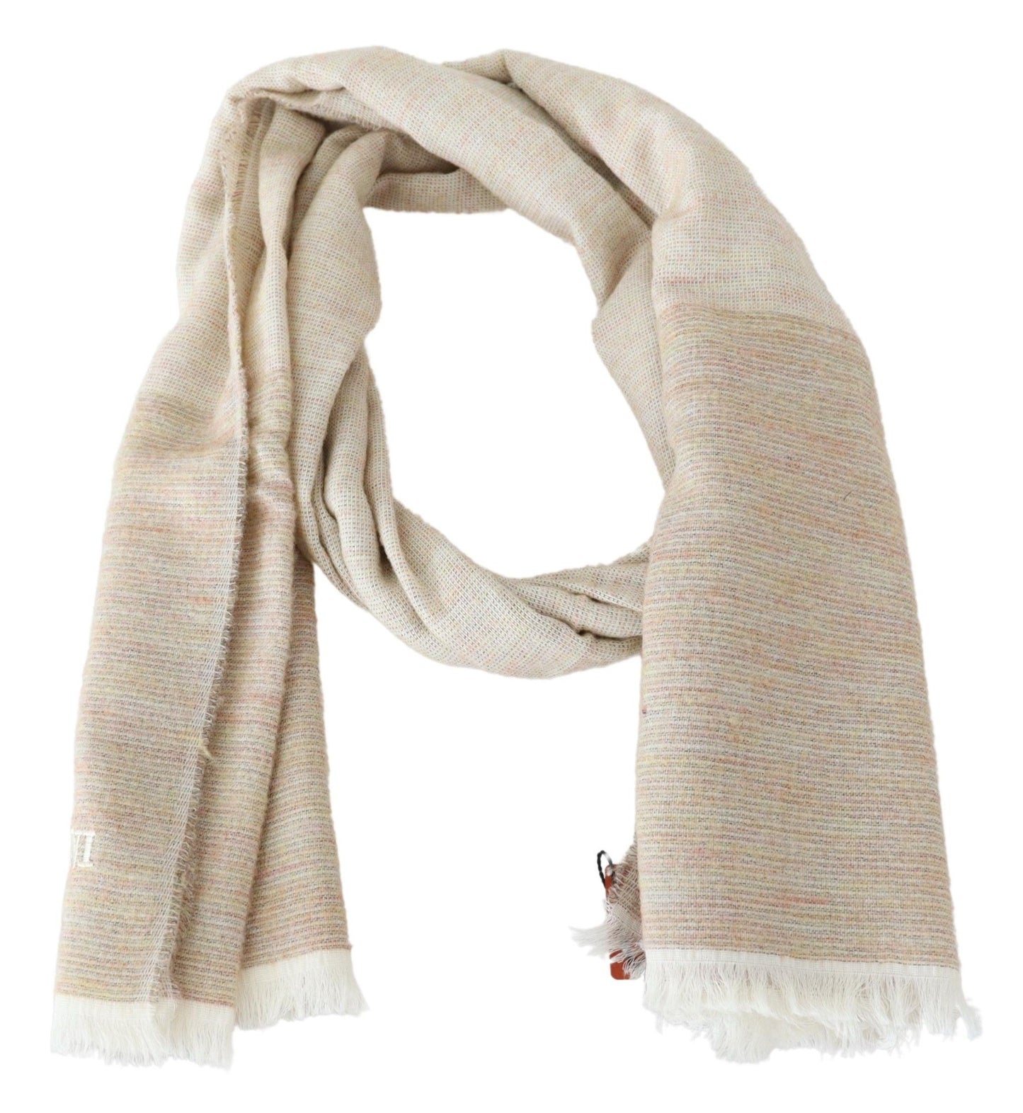 Missoni Elegant Multicolor Wool Scarf with Signature Design Missoni