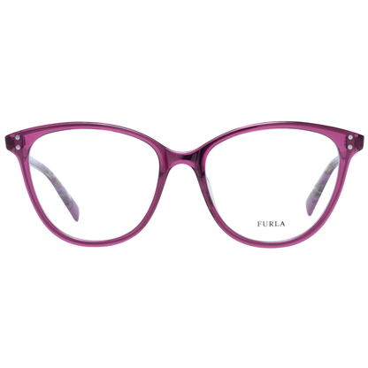 Furla Elegant Cat Eye Purple Eyeglasses for Women Furla