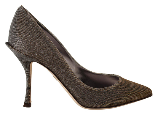 Dolce & Gabbana Elegant Silver Heels Pumps Classic Dolce & Gabbana