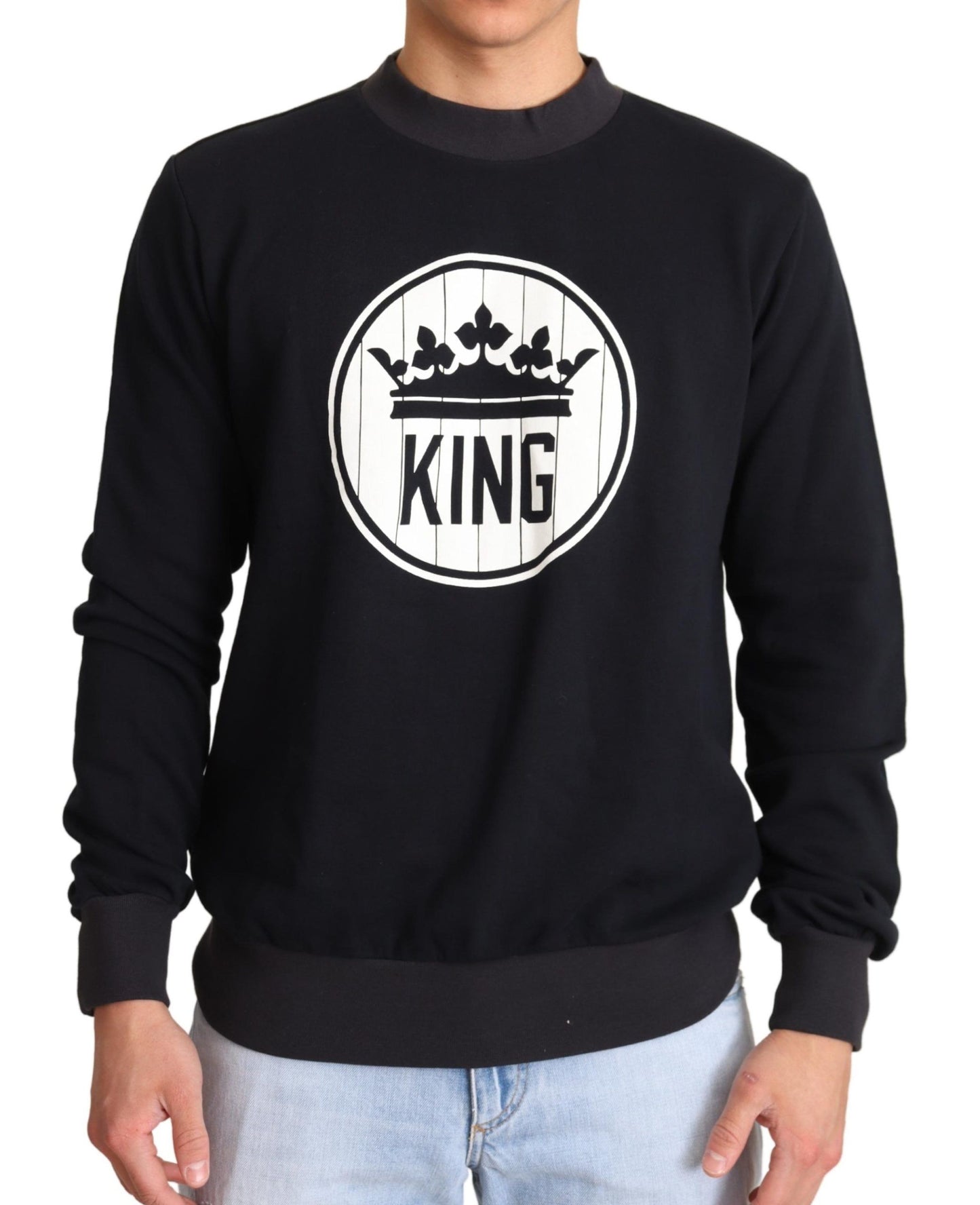 Dolce & Gabbana Regal Crown Motive Crewneck Sweater Dolce & Gabbana