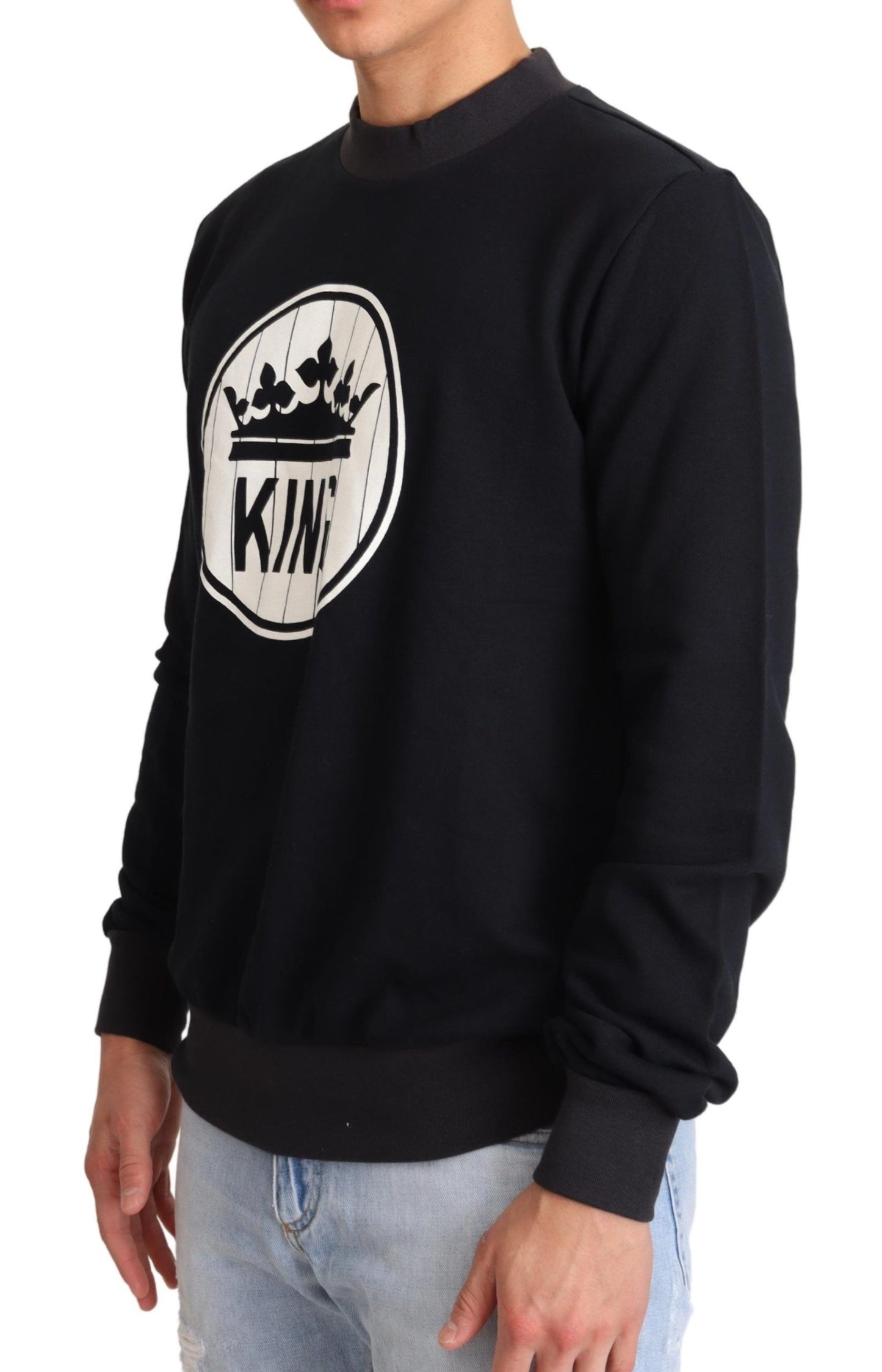 Dolce & Gabbana Regal Crown Motive Crewneck Sweater Dolce & Gabbana