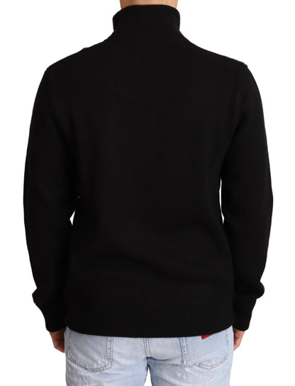 Dolce & Gabbana Elegant High Neck Cashmere Blend Sweater Dolce & Gabbana