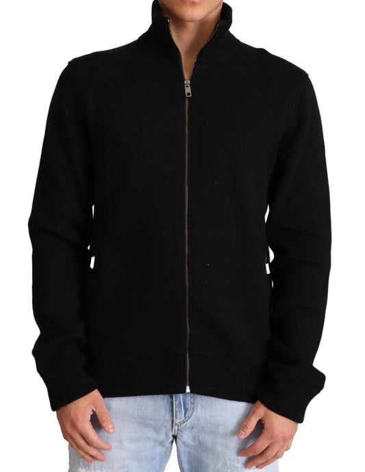 Dolce & Gabbana Elegant High Neck Cashmere Blend Sweater Dolce & Gabbana