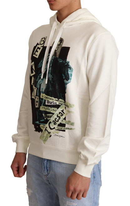 Dolce & Gabbana Regal King Motif Hooded Pullover Sweater Dolce & Gabbana