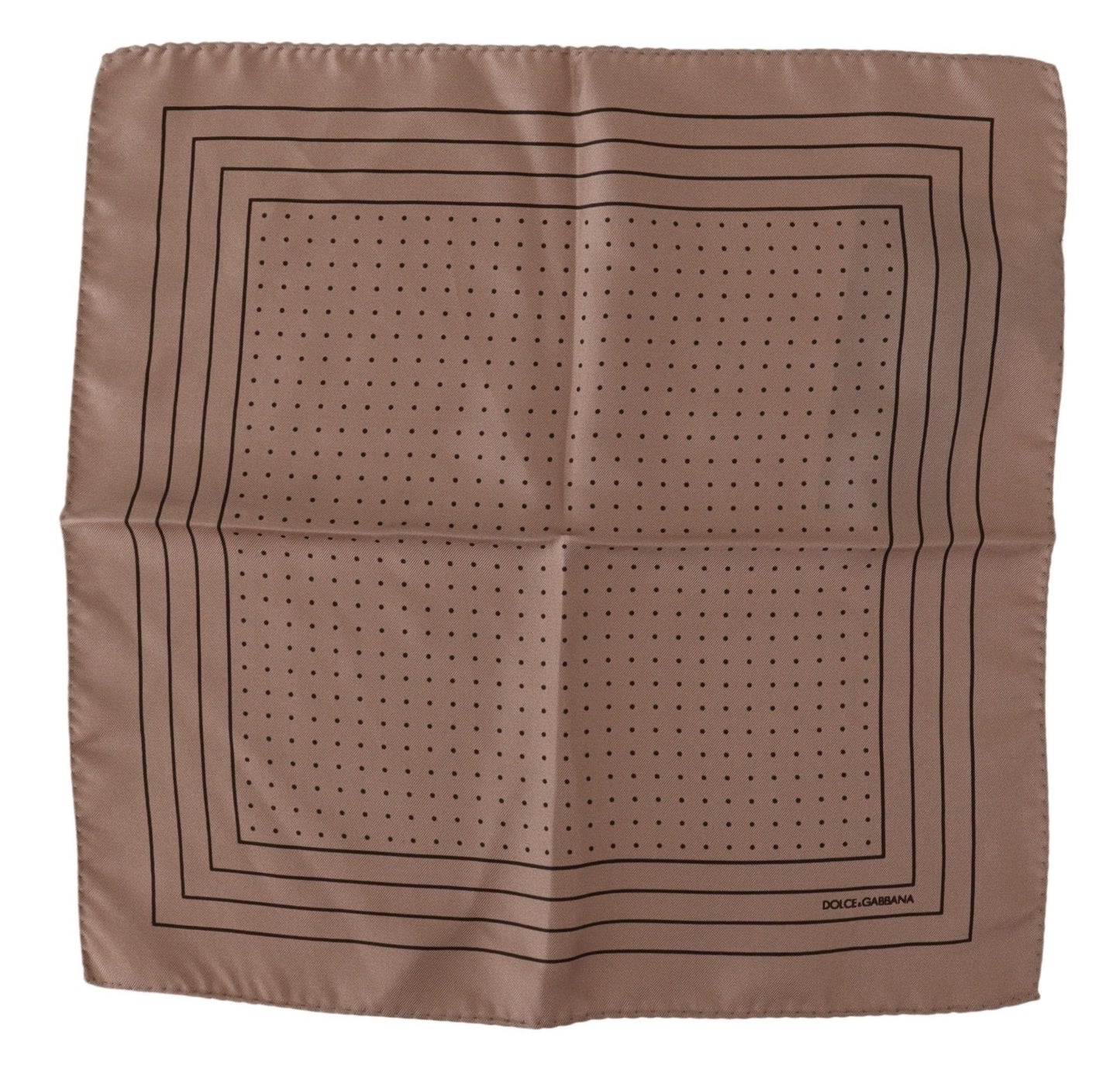 Dolce & Gabbana Elegant Silk Dot Pocket Square Dolce & Gabbana