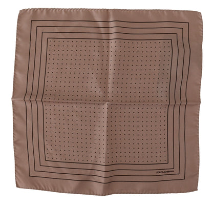 Dolce & Gabbana Elegant Silk Dot Pocket Square Dolce & Gabbana