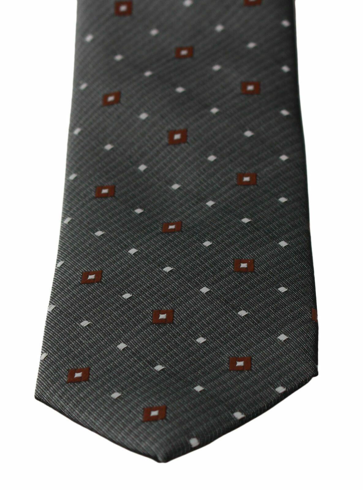 Dolce & Gabbana Elegant Gray Patterned Silk Blend Neck Tie Dolce & Gabbana