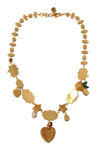 Dolce & Gabbana Chic Fumetti Cartoons Statement Necklace Dolce & Gabbana