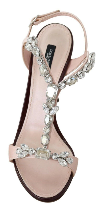 Dolce & Gabbana Crystal-Embellished Stiletto Sandals Dolce & Gabbana