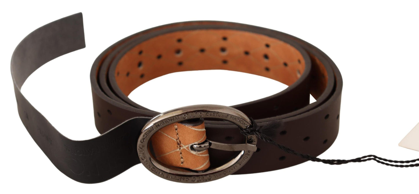 Costume National Elegance Redefined: Chic Brown Fashion Belt Costume National