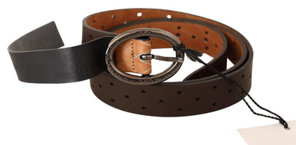 Costume National Elegance Redefined: Chic Brown Fashion Belt Costume National