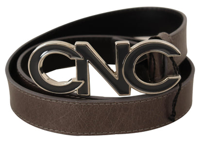 Costume National Elegant Waxed Cotton Fashion Belt Costume National