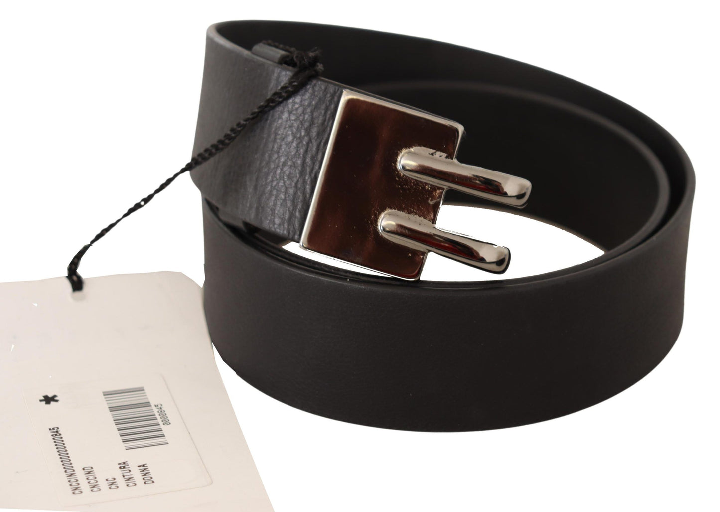 Costume National Elegant Black Leather Fashion Belt Costume National