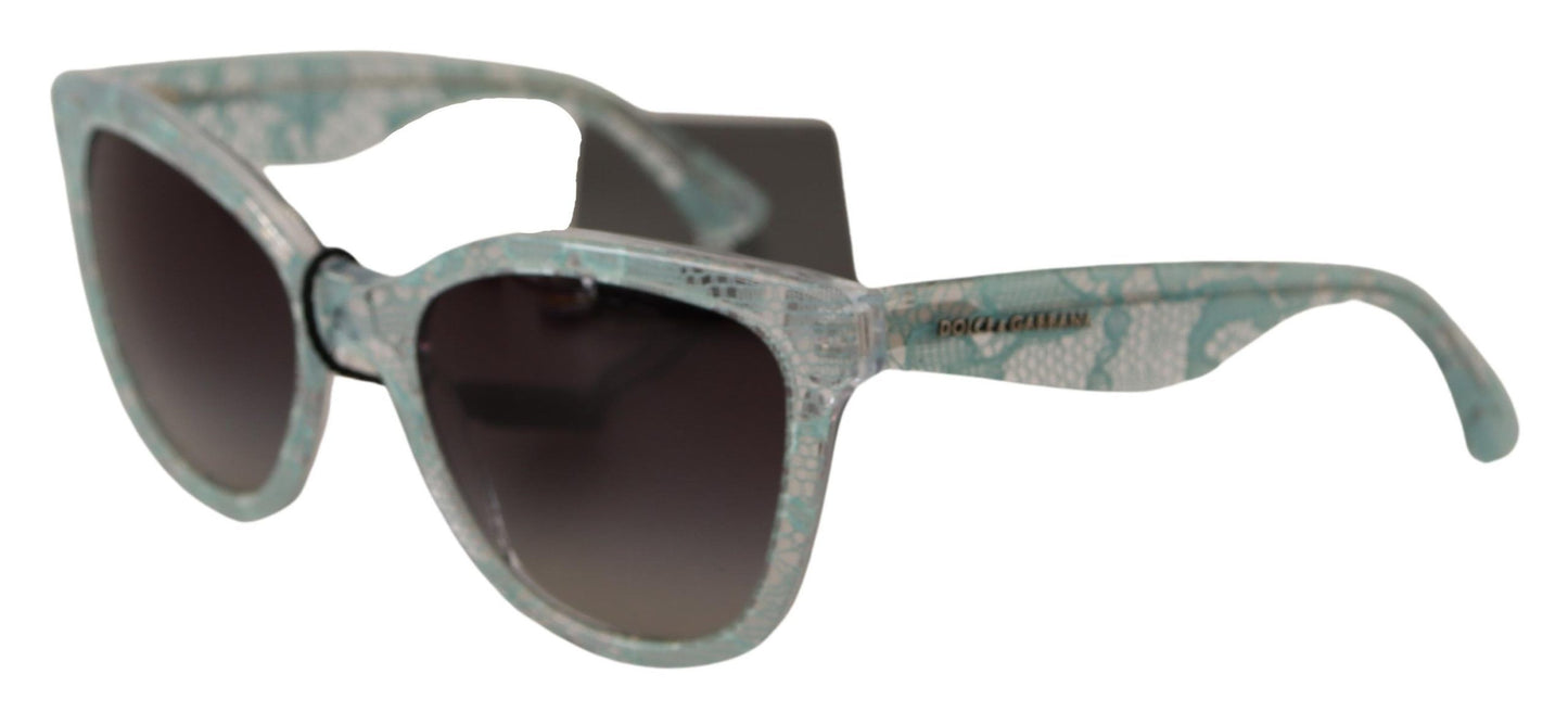 Dolce & Gabbana Sicilian Lace Crystal Acetate Sunglasses Dolce & Gabbana