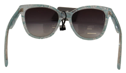 Dolce & Gabbana Sicilian Lace Crystal Acetate Sunglasses Dolce & Gabbana