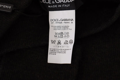 Dolce & Gabbana Elegant Cashmere Gray Tights | Winter Luxury Dolce & Gabbana