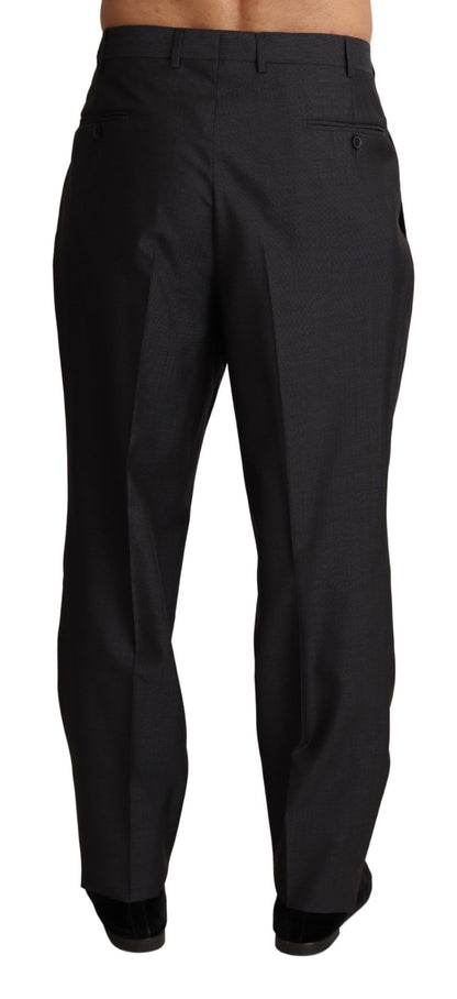 Dolce & Gabbana Elegant Gray Skinny Dress Trousers Dolce & Gabbana