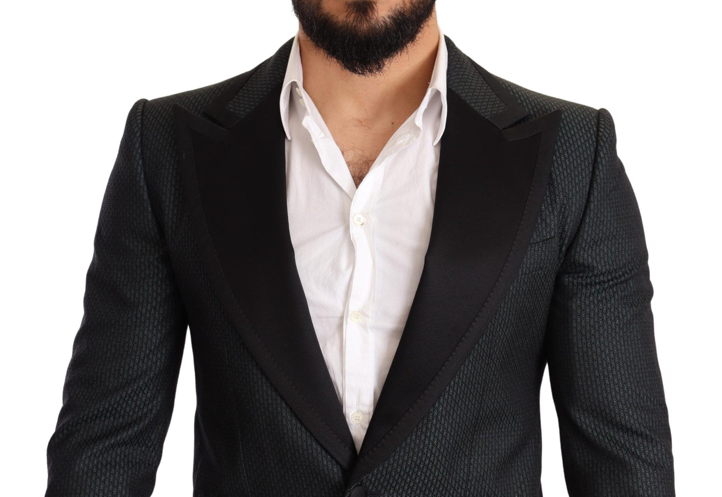 Dolce & Gabbana Elegant Patterned Slim Fit Blazer Jacket Dolce & Gabbana