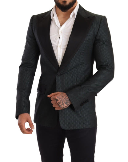 Dolce & Gabbana Elegant Patterned Slim Fit Blazer Jacket Dolce & Gabbana