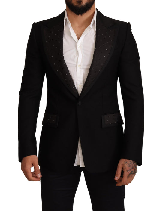 Dolce & Gabbana Elegant Slim Fit Black Blazer Jacket Dolce & Gabbana