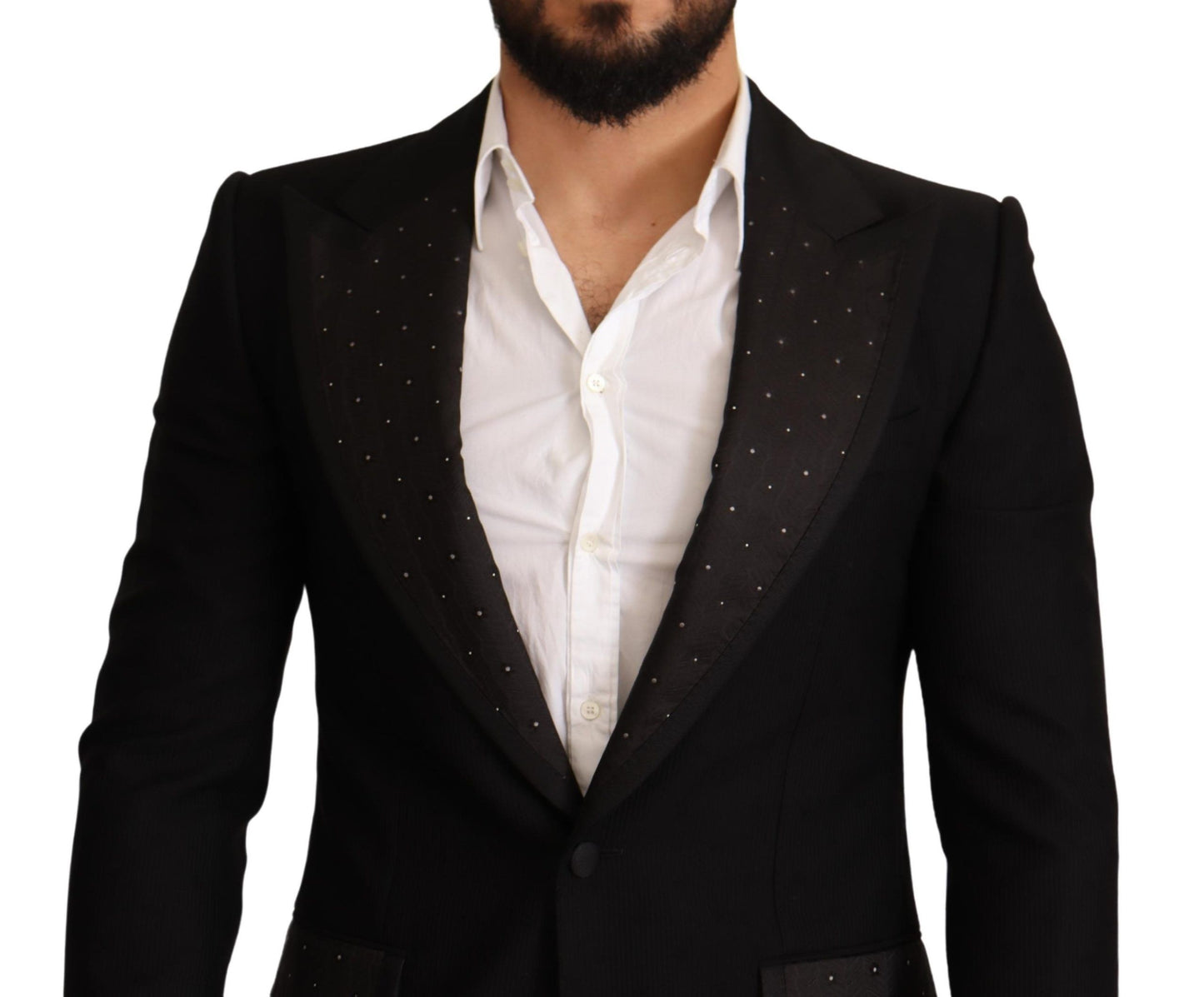 Dolce & Gabbana Elegant Slim Fit Black Blazer Jacket Dolce & Gabbana