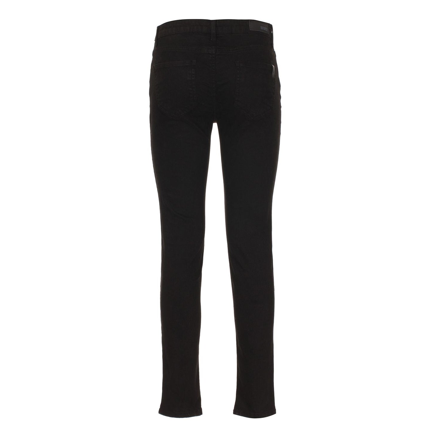 Imperfect Chic Black Cotton Blend Trousers Imperfect