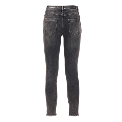 Imperfect Elegant Black Denim Trousers Imperfect