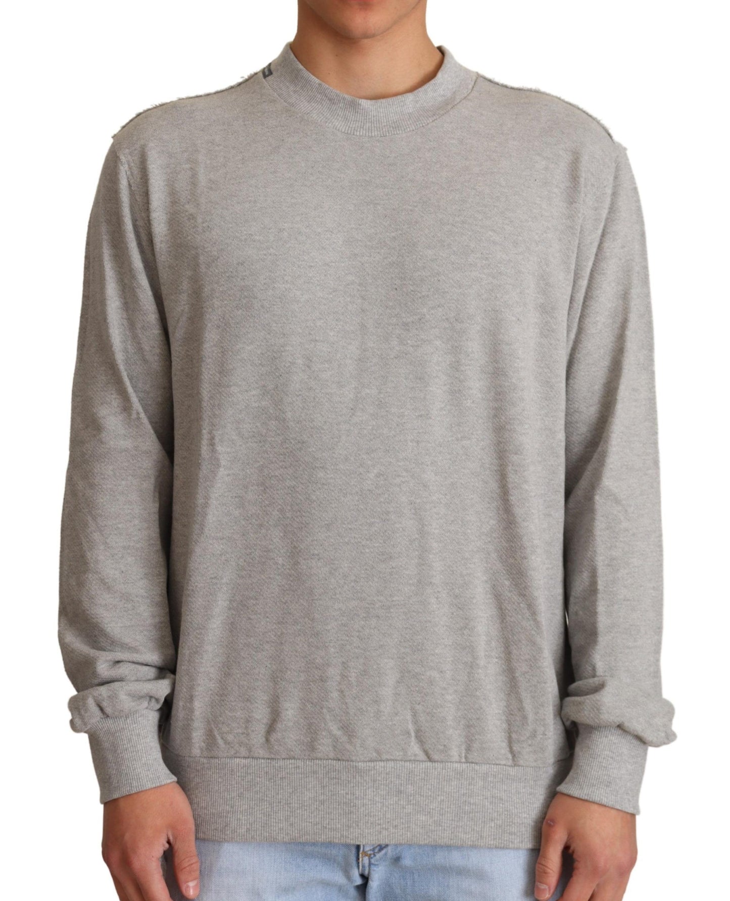 Dolce & Gabbana Sophisticated Gray Crewneck Sweater Dolce & Gabbana