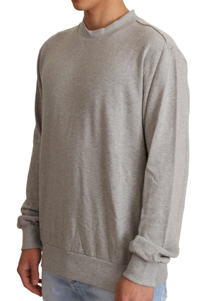 Dolce & Gabbana Sophisticated Gray Crewneck Sweater Dolce & Gabbana