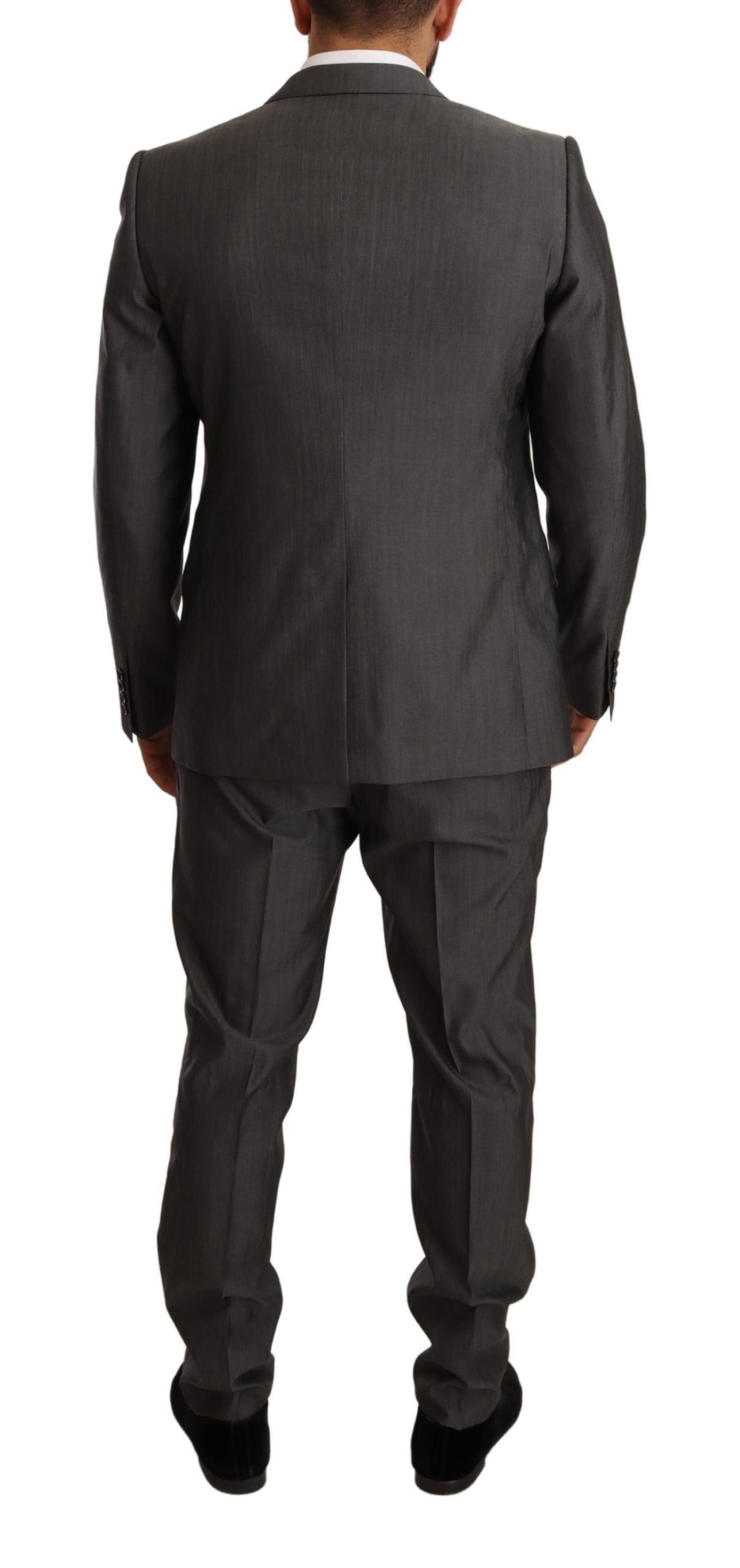 Dolce & Gabbana Elegant Martini Slim-Fit Wool Silk Suit Dolce & Gabbana