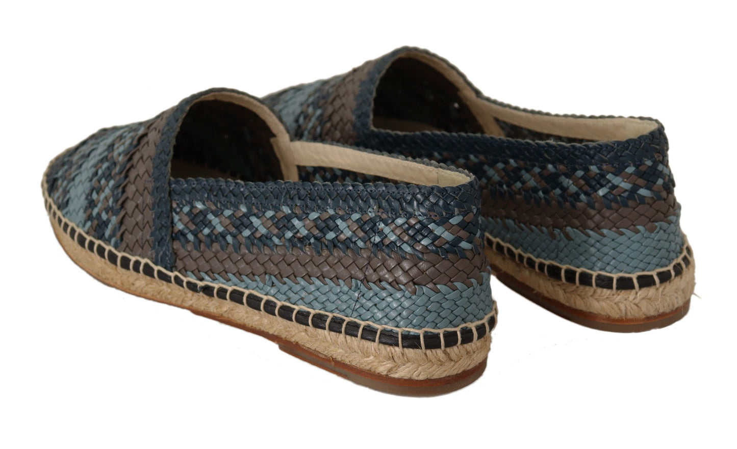 Dolce & Gabbana Elegant Woven Leather Espadrilles Dolce & Gabbana