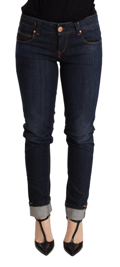 Acht Chic Dark Blue Skinny Jeans Acht