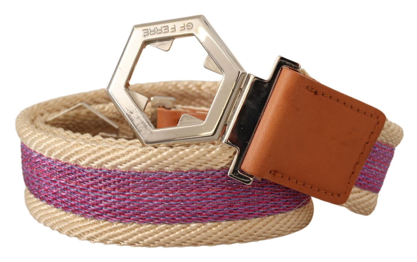 GF Ferre Elegant Multicolor Leather Fashion Belt GF Ferre