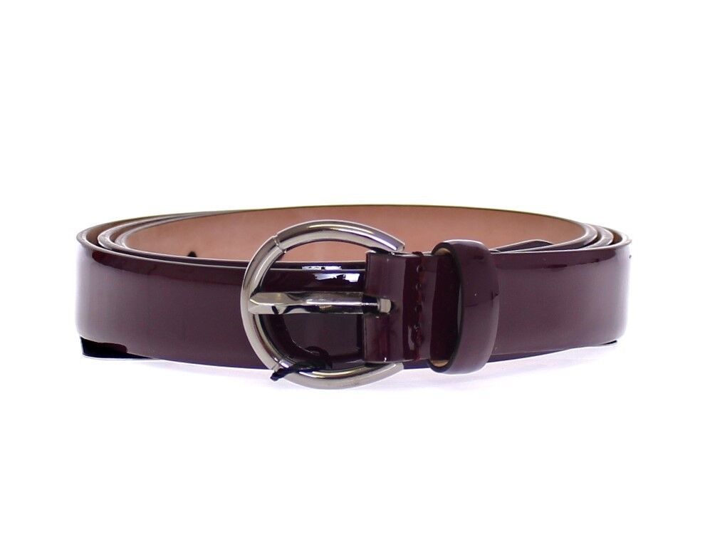 Dolce & Gabbana Elegant Purple Leather Belt - Italian Elegance Dolce & Gabbana