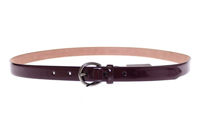 Dolce & Gabbana Elegant Purple Leather Belt - Italian Elegance Dolce & Gabbana