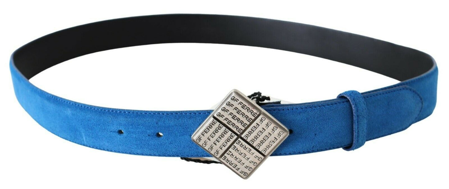 GF Ferre Elegant Royal Blue Leather Belt GF Ferre