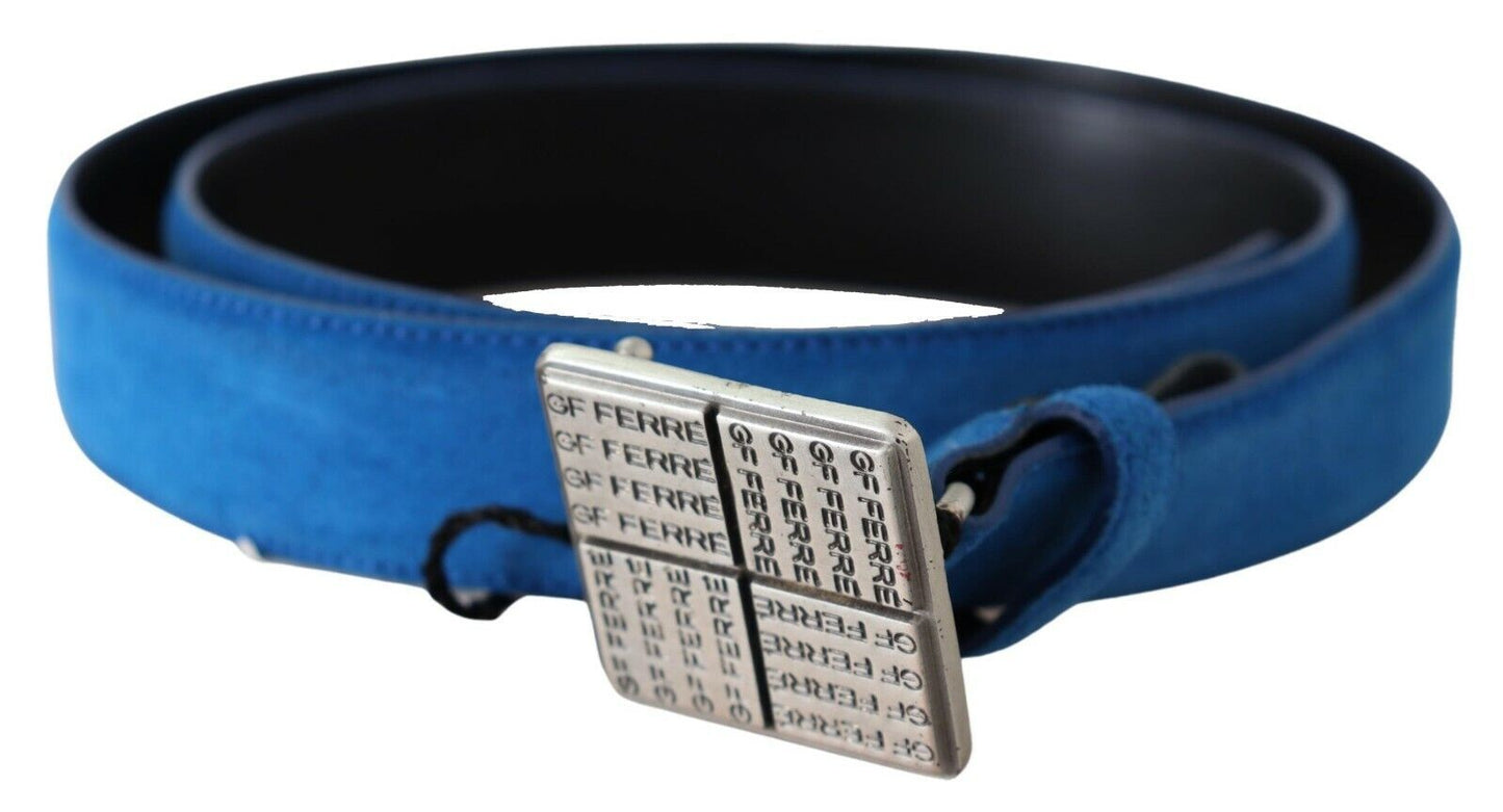 GF Ferre Elegant Royal Blue Leather Belt GF Ferre