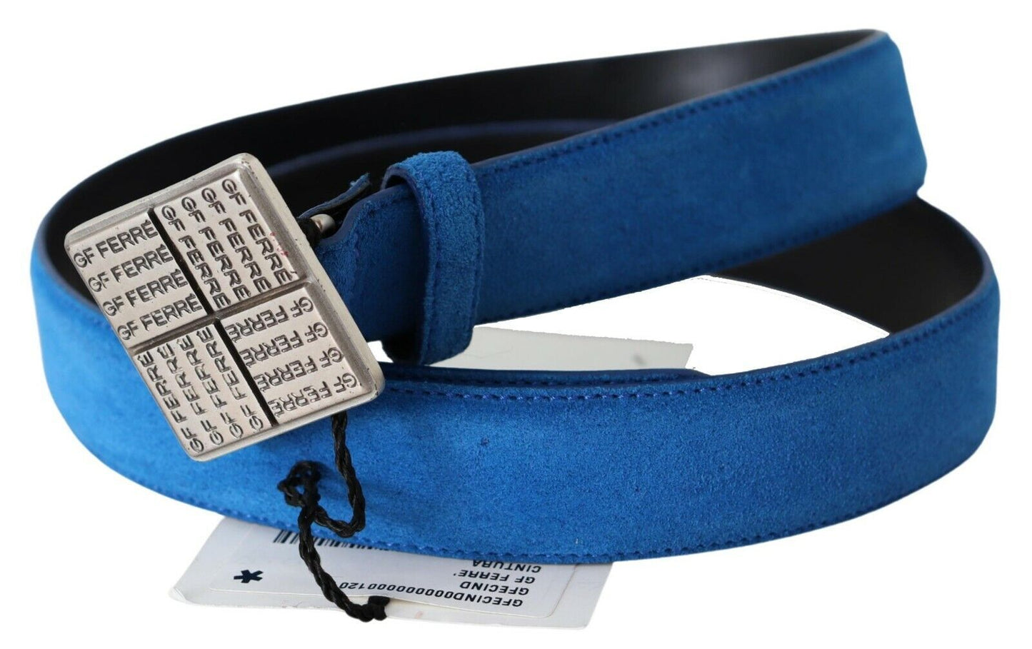 GF Ferre Elegant Royal Blue Leather Belt GF Ferre