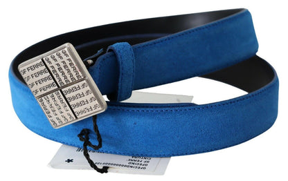 GF Ferre Elegant Royal Blue Leather Belt GF Ferre