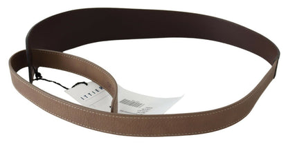 GF Ferre Elegant Dark Brown Braided Leather Belt GF Ferre